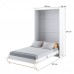 Paceļamā gulta CONCEPT PRO CP2, balts glancēts Paceļamā gulta CONCEPT PRO CP2, balts glancēts